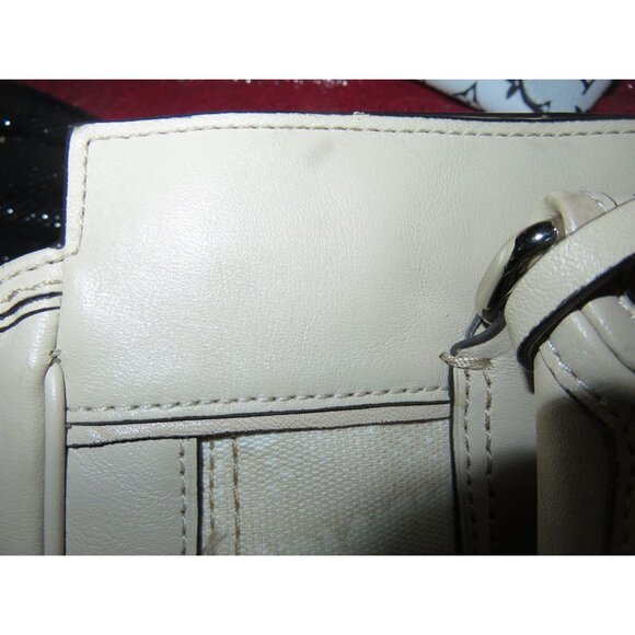 Coach Legacy Candace Leather Carryall Cream Zebra Print Satchel Handbag 23409 - Picture 16 of 16